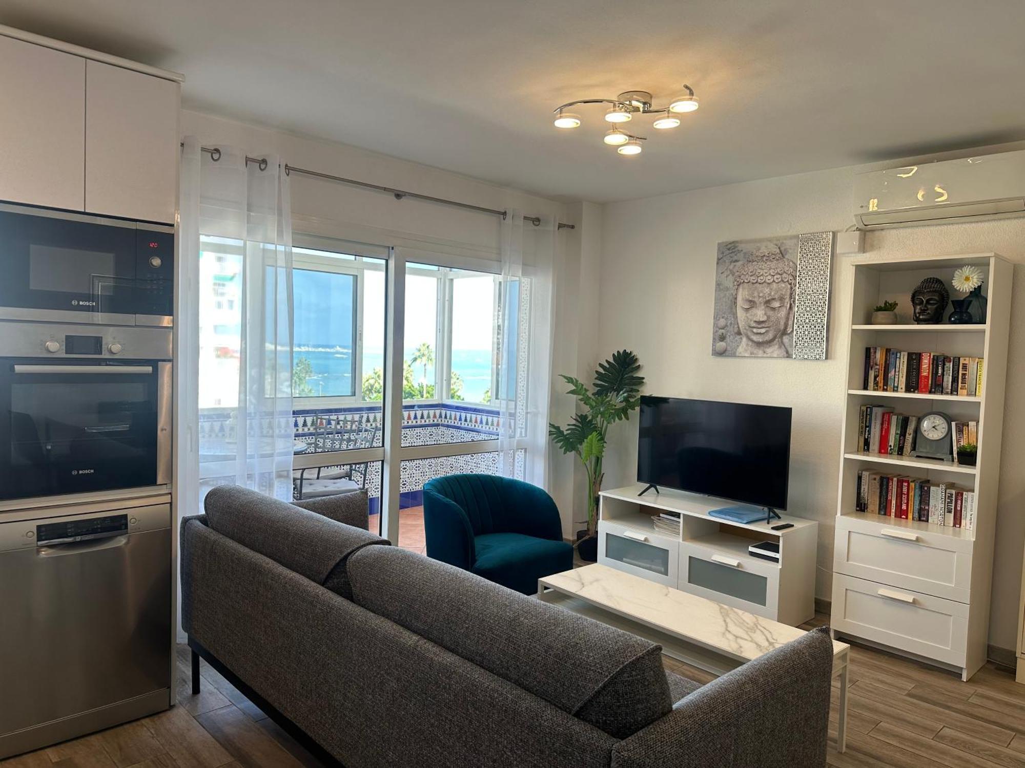 Luxury Beachfront Apartment In Benalmadena Costa Kültér fotó